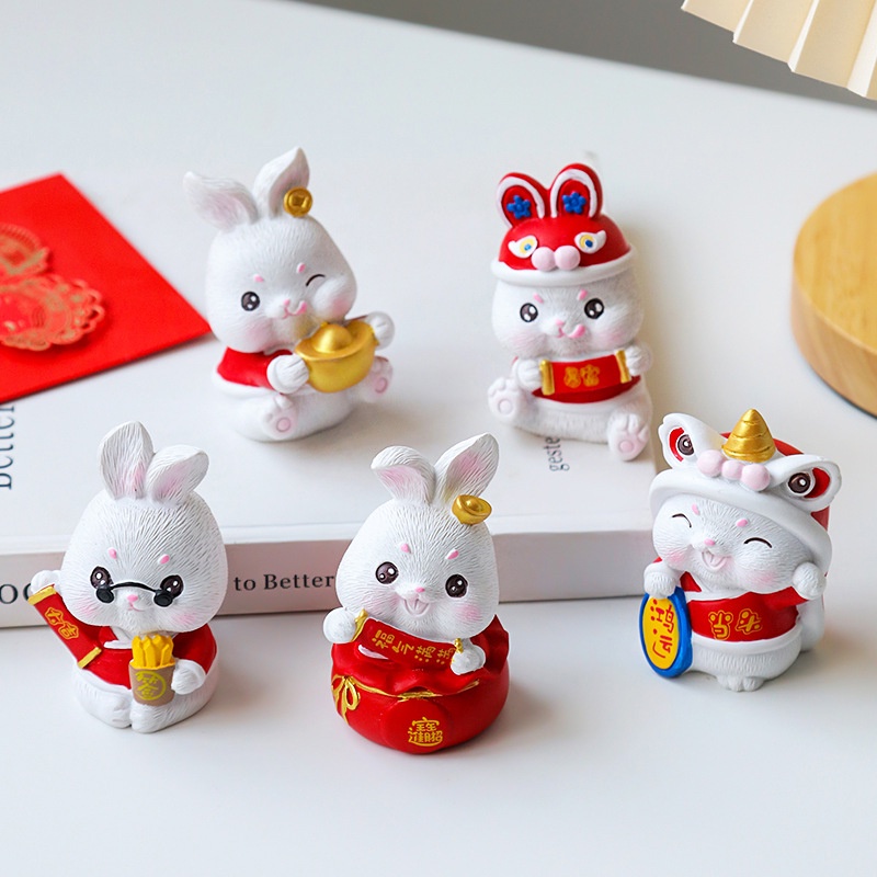 Chú Thỏ Hoạt Hình Năm 2023 Để Bàn Trang Trí