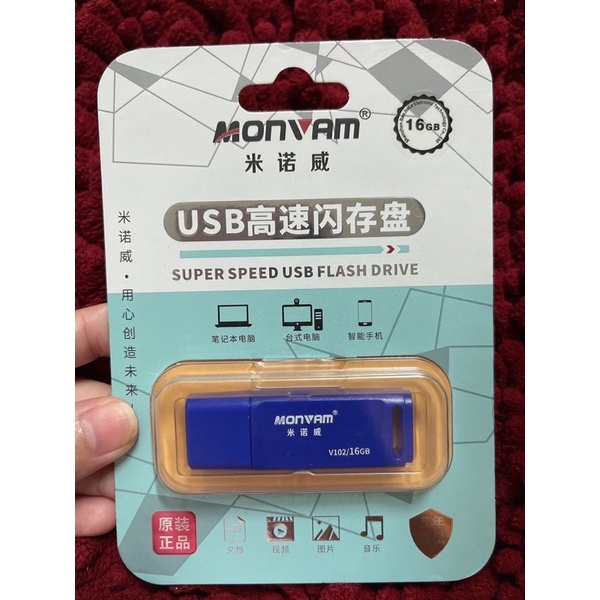 Usb Monvam V102 2.0 Chính Hãng 4Gb 16Gb 32Gb Bảo hành 12 tháng