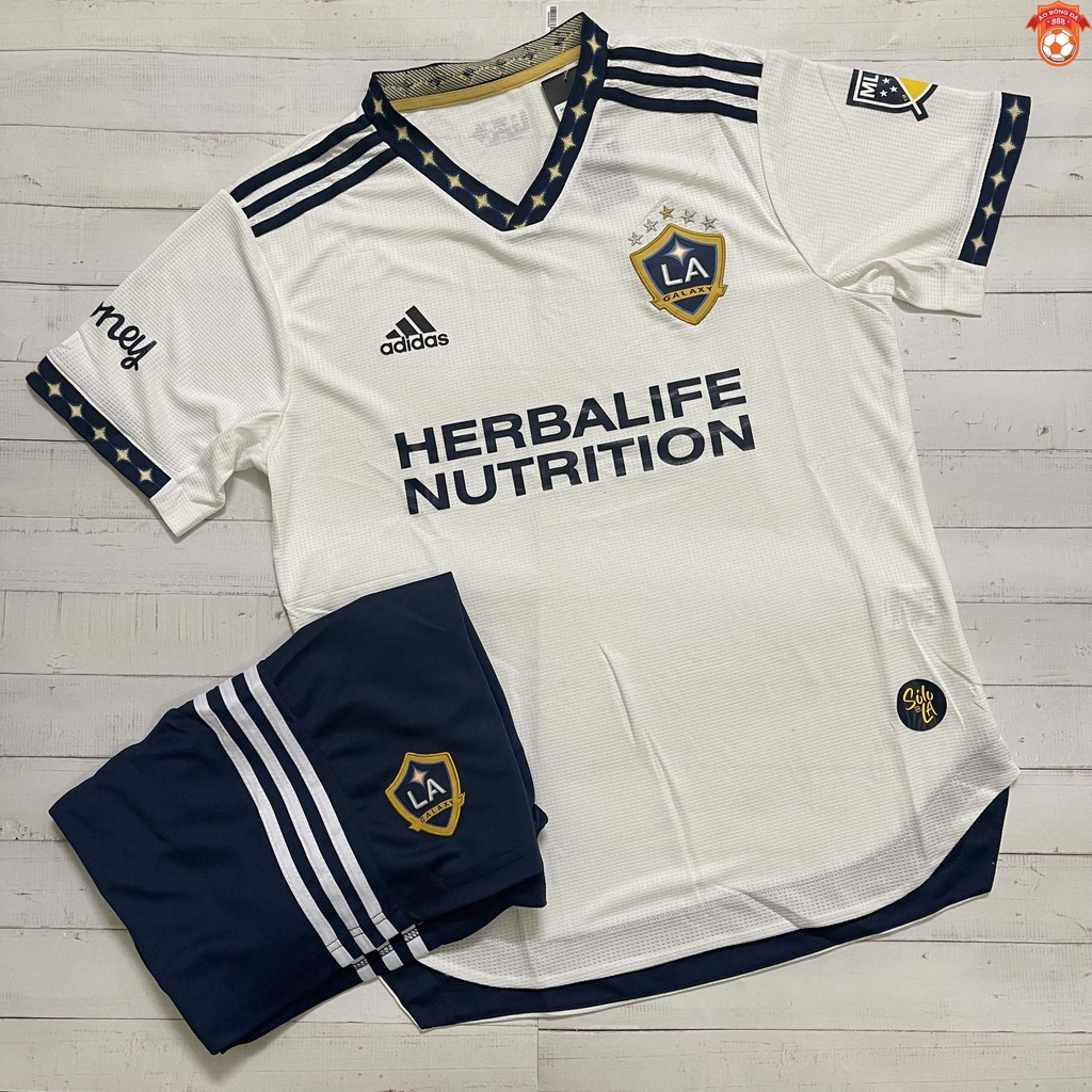 Áo Bóng Đá CLB LA Galaxy, Áo Đá Banh Los Angeles 2022 - Chuẩn Mẫu Thi Đấu - Vải Polyester Thái Gai Lưới