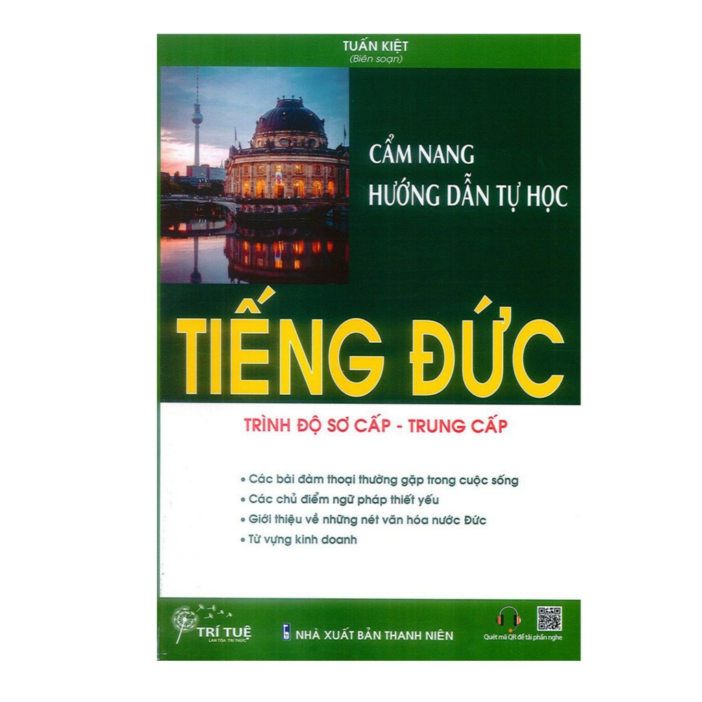 Sách Cẩm nang hướng dẫn tự học tiếng đức trình độ sơ cấp,trung cấp