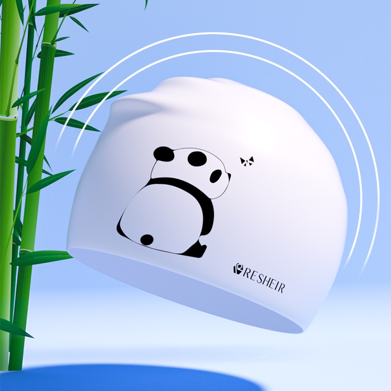Mũ bơi WINMAX silicone chống thấm nước họa tiết đáng yêu dành cho trẻ em