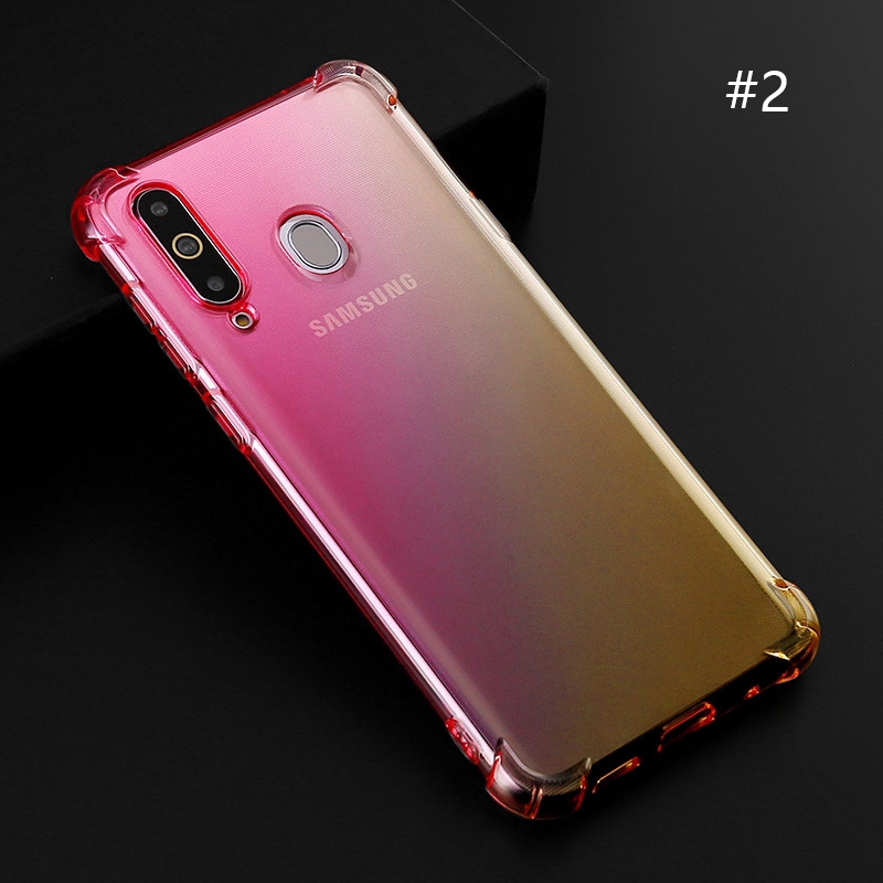 Ốp lưng nhựa mềm chống sốc màu loang dành cho Samsung Galaxy A20/A30/A40/A50/A60/A70