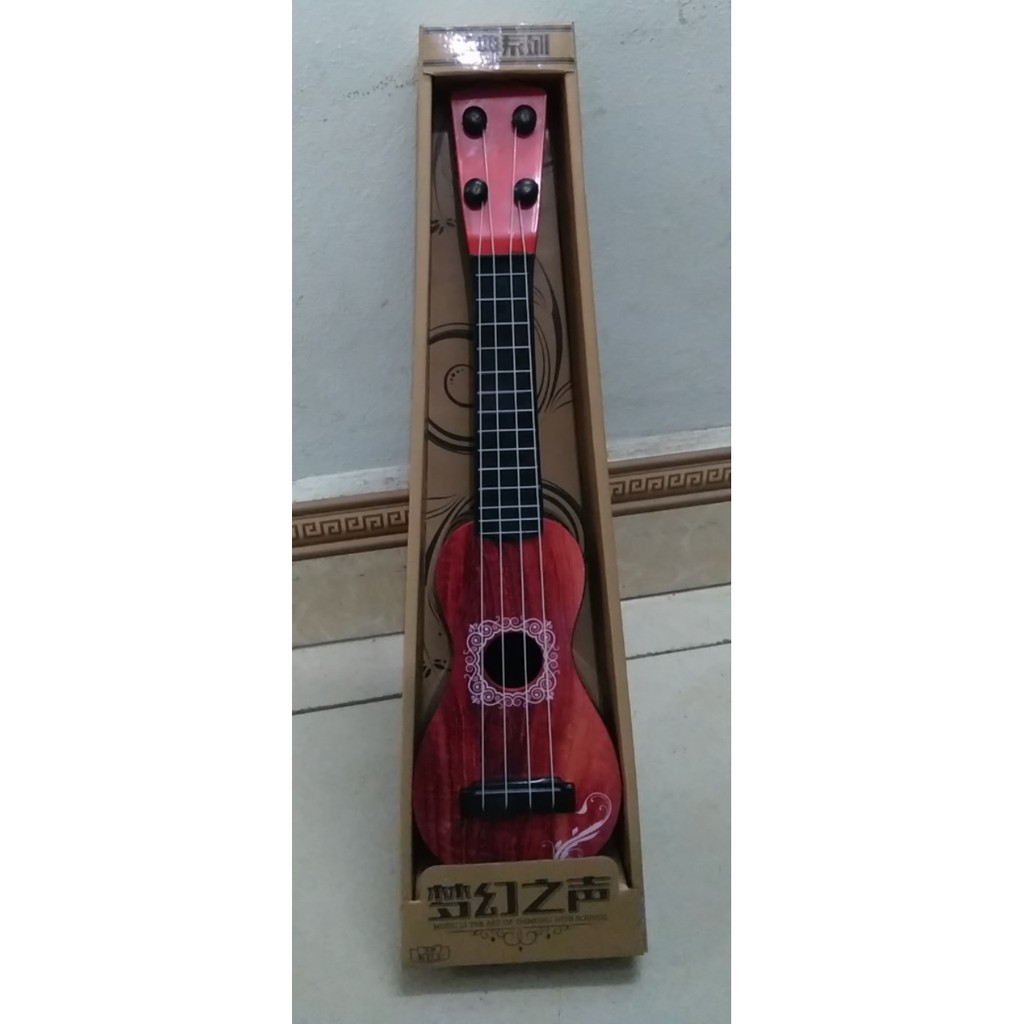 Đồ chơi phát nhạc và nhạc cụ Đàn Guitar Mini-Ukulele cho bé vừa chơi vừa học phát triển trí tuệ