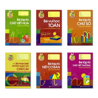 Chuẩn Bị Cho Bé Vào Lớp Một - Dành Cho Bé 4-5 Tuổi (Túi 6 Cuốn)