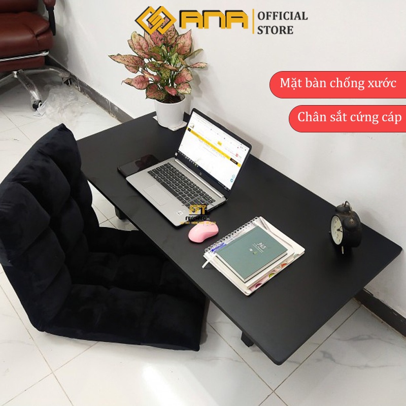Bàn bệt gấp gọn chân sắt ANA dùng làm bàn làm việc hoặc bàn ăn, sắt hộp 30x30mm sơn tĩnh điện chống gỉ - BGG | BigBuy360 - bigbuy360.vn