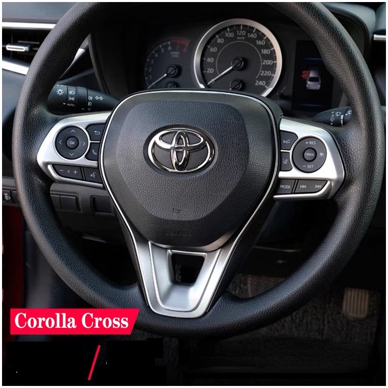 Viền Bọc Trang Trí Vô Lăng Xe Hơi Toyota Corolla CROSS 2021 2022