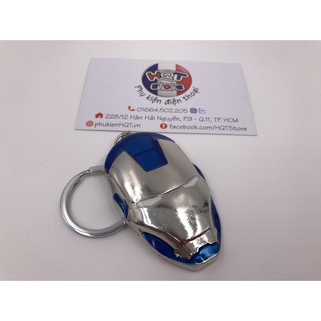 Móc khóa mặt nạ Iron Man