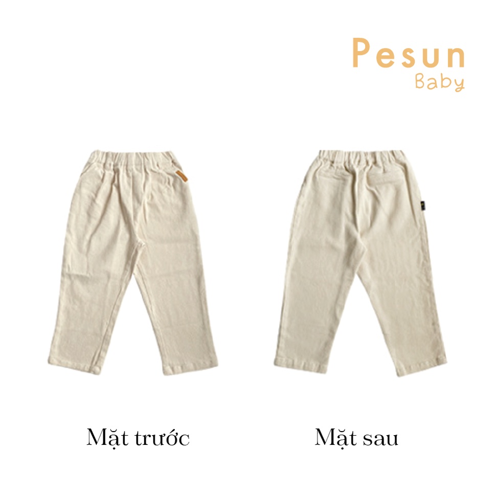 Quần Tây Trousers Lưng Chun Phong Cách Hàn Quốc Cho Bé Trai 0-3 Tuổi