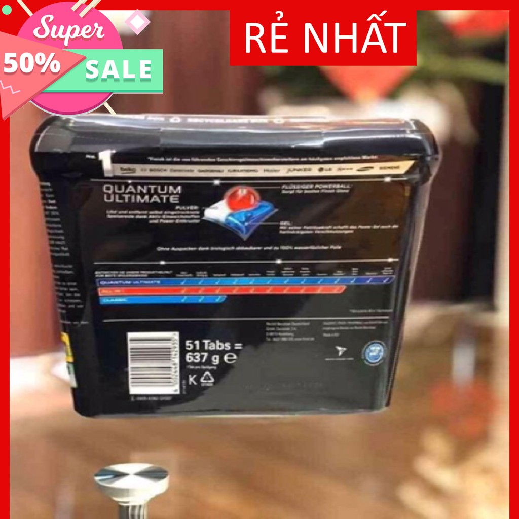 Viên Rửa Bát Finish Quantum ULTIMATE