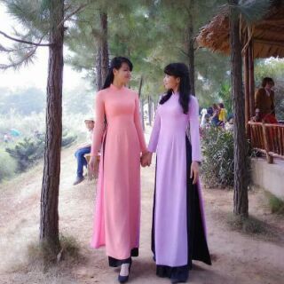Áo trơn màu tím hoa cà