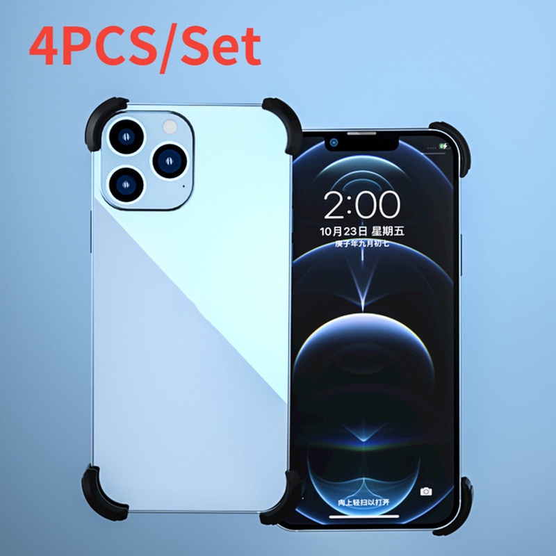 Set 4 Ốp Bảo Vệ Góc Chống Rơi Bằng Silicone Cho IP 12/Four Corner AP 13