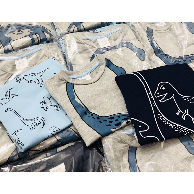 Set 3 bộ short khủng long bé trai-MS180