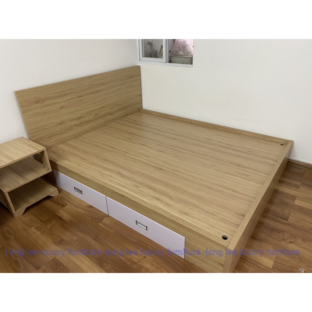 giường ngủ 1m2 và 1m4 có hộc kéo gỗ CN mdf có khả năng khán ẩm- tặng nệm cao su, tủ 2 tầng, vận chuyển lắp đặt tại nhà