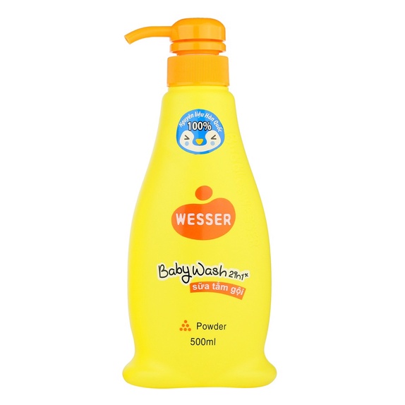 Sữa tắm gội Wesser hương phấn 500ml M011