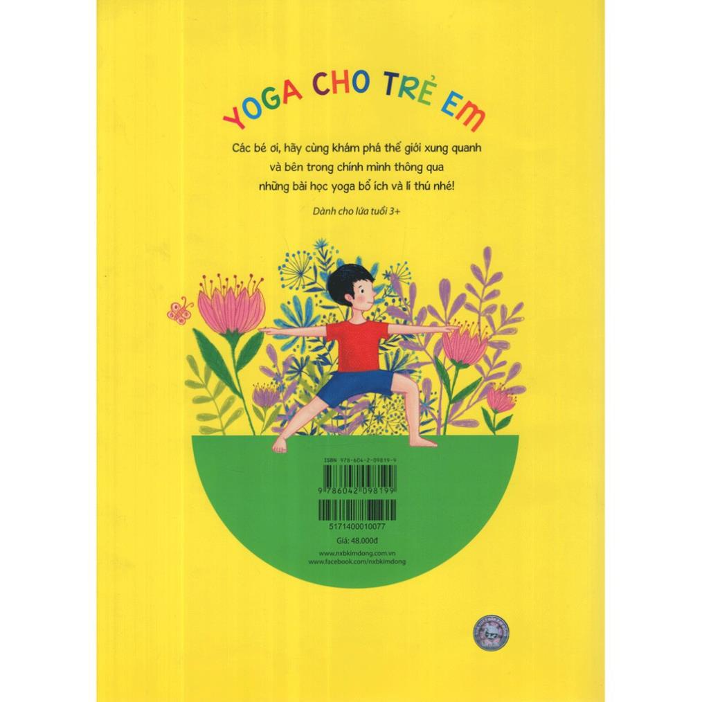 Sách - Yoga cho trẻ em - NXB Kim Đồng