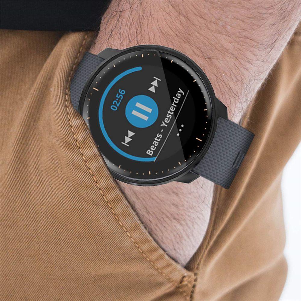 MYRONGVN Ốp TPU Mạ Điện Chống Trầy Xước Cho Đồng Hồ Garmin vivoactive 3 Music