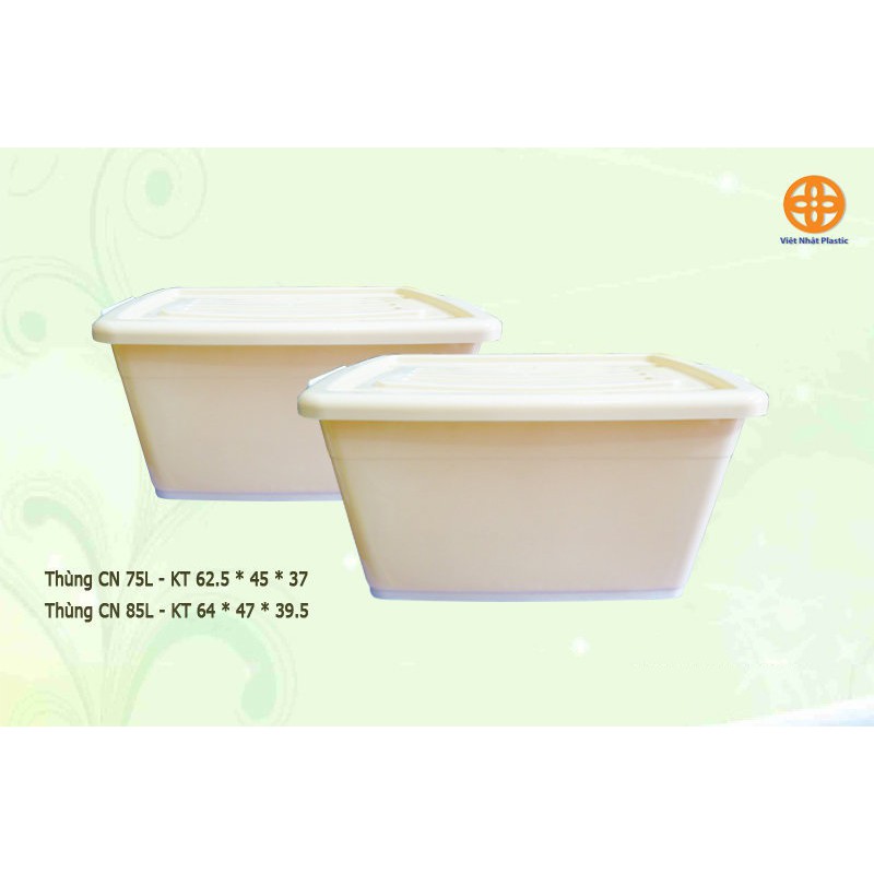 Thùng Nhựa Đựng Đồ Đa Năng 30 lít- 55 lít- 75 lít- 85 lít -Thùng Nhựa Việt Nhật Cao Cấp