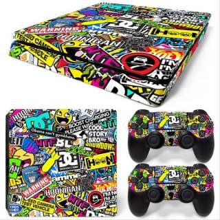 Bộ 2 Sticker Dán Máy Chơi Game Garskin Ps4