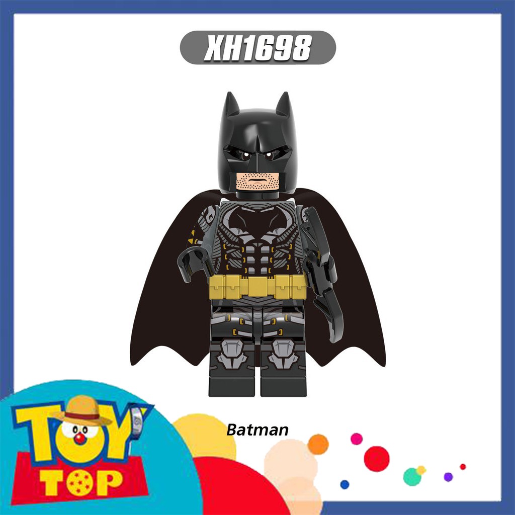 [Một con] Xếp hình ghép siêu anh hùng Minifigures Batman Superman Aquaman Wonder Women Flash lắp ráp XINH X0312