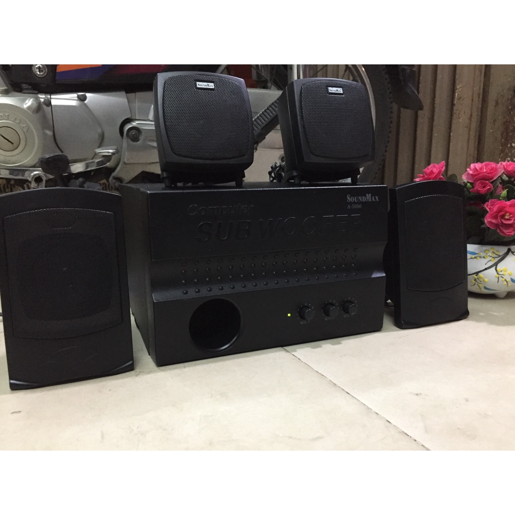 Bộ loa Soundmax A5000 4.1 da qua su dung # TẶNG DÂY AV 3.5