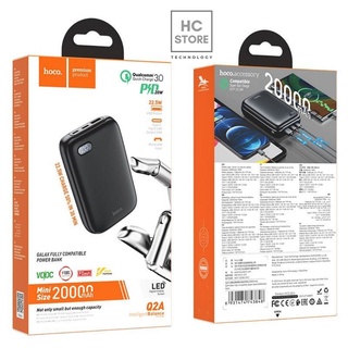 Sạc dự phòng 20000mAh - Chuẩn QC 3.0 - VOOC - Pin dự phòng Hoco Q2A - Nhỏ gọn tiện lợi