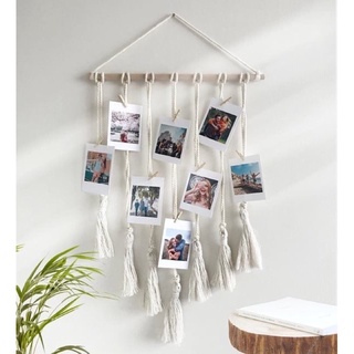 Dây treo ảnh macrame