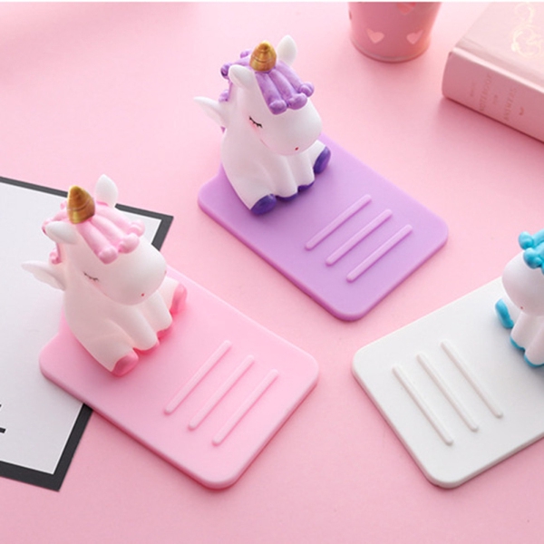 Giá đỡ điện thoại bằng nhựa PVC hình nhân vật hoạt hình dễ thương | BigBuy360 - bigbuy360.vn