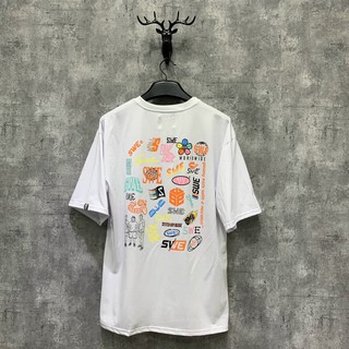 Áo thun unisex SWE trắng đen