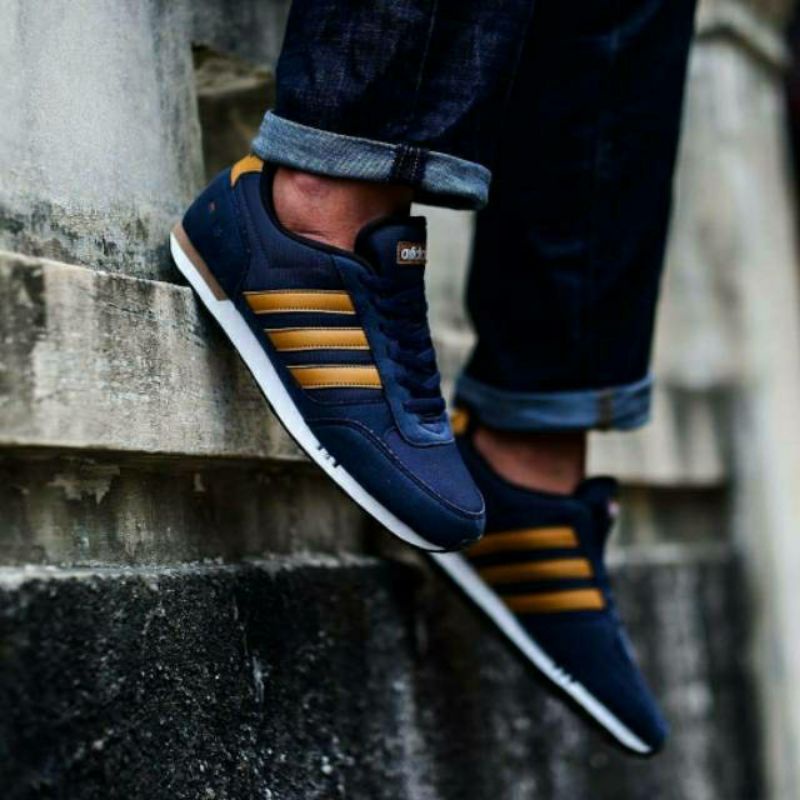 Giày thể thao Adidas NEO CITY RECER NAVY BROWN chính hãng