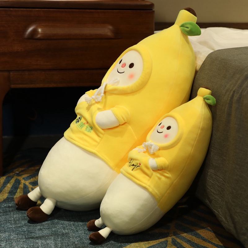 Gối Nhồi Bông Mềm Mại Hình Quả Chuối Dễ Thương