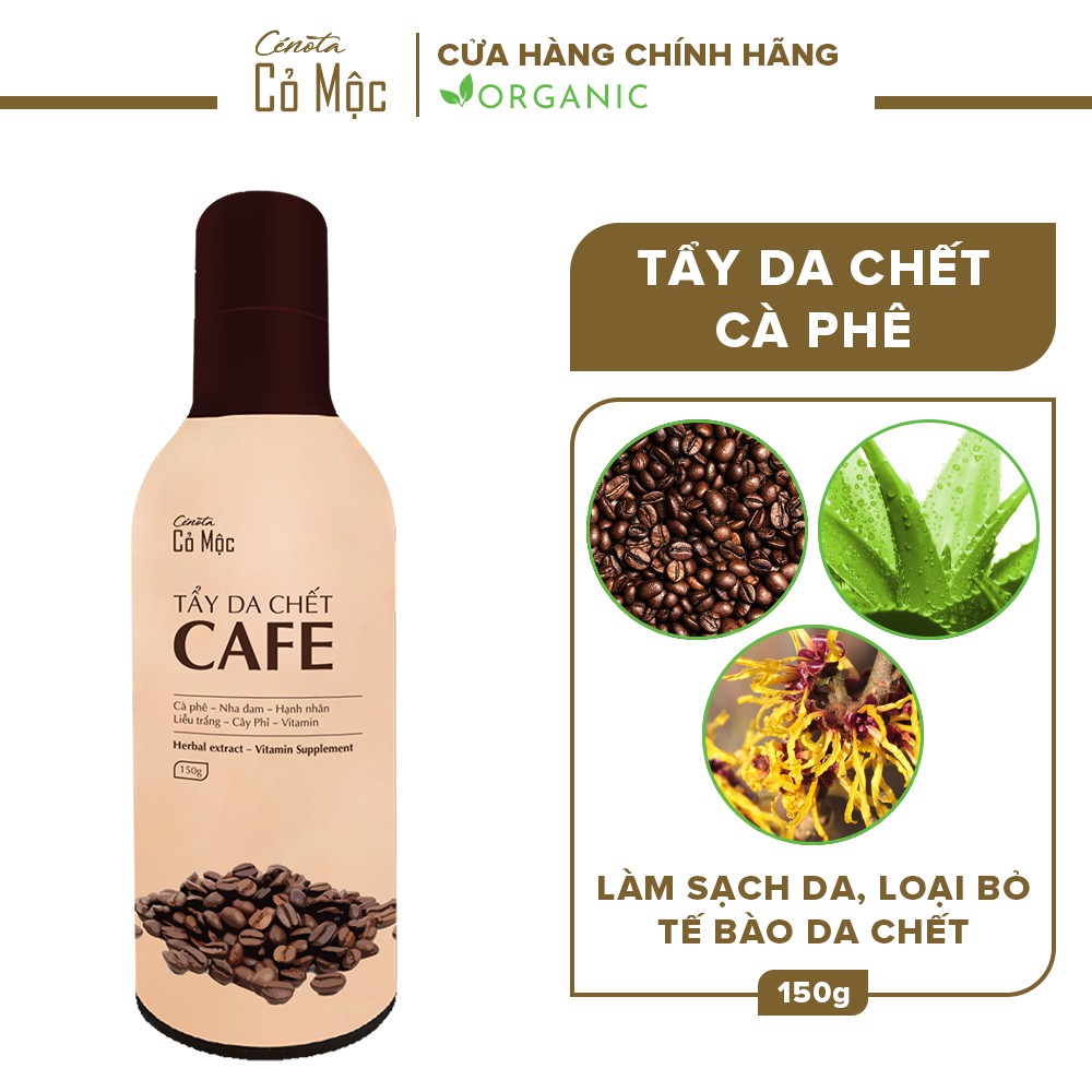 Tẩy Da Chết Cafe Cenota Cỏ Mộc 150g | BigBuy360 - bigbuy360.vn