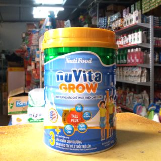 Thực phẩm bổ sung Sữa bột Nuvita Grow 3+ 900g cho bé từ 3 tuổi trở lên.chính hãng từ Nutifood.