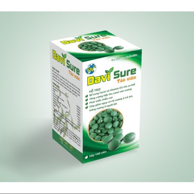 Tảo xoắn spirulina Davi Super cao cấp