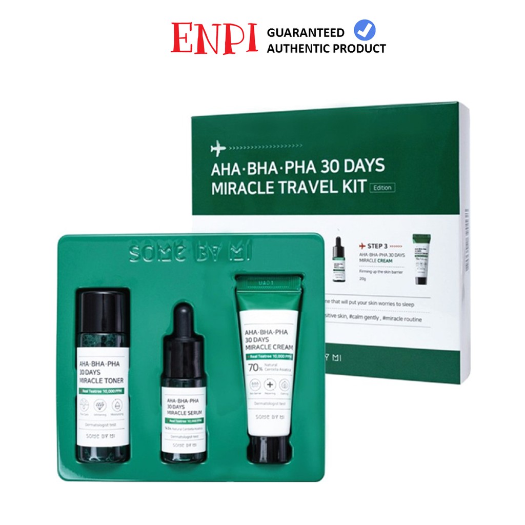 Bộ giảm mụn Some By Mi AHA-BHA-PHA 30 Days Miracle Travel Kit
