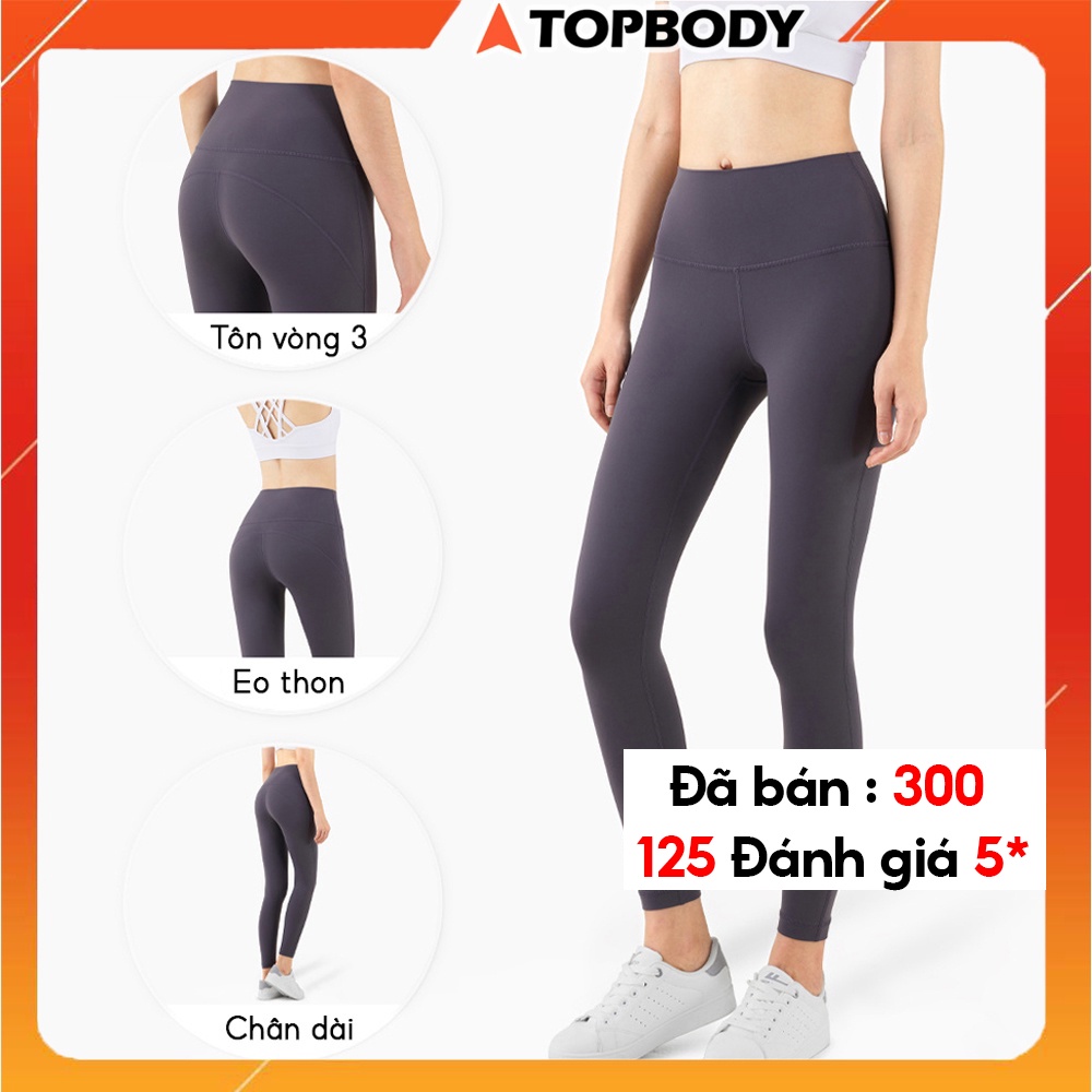 Quần tập gym, yoga nữ lưng cao, co giãn, ôm sát, làm khô bụng, nâng hông mùa thu, đông-QUAYG01