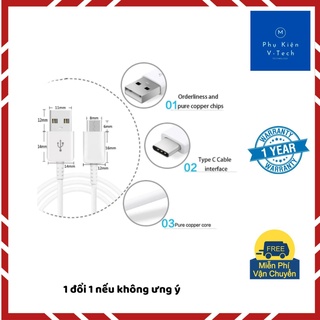 Dây cáp sạc nhanh type c samsung galaxy s8/s8 plus/ note/ s9/s10 bảo hành 6 tháng