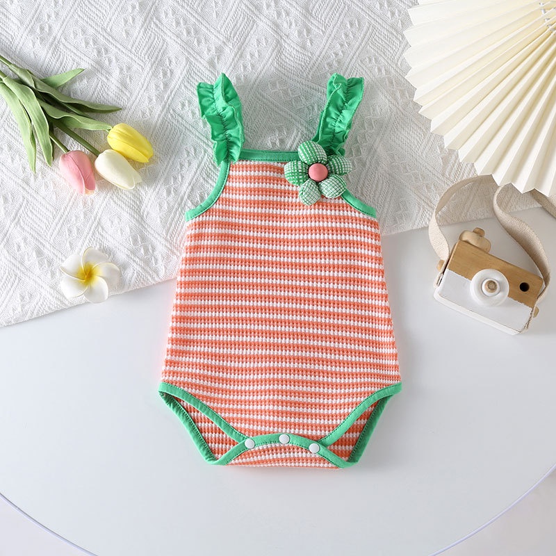 Bộ Áo Liền Quần Hai Dây Mùa Hè 2289 Cho Bé Gái