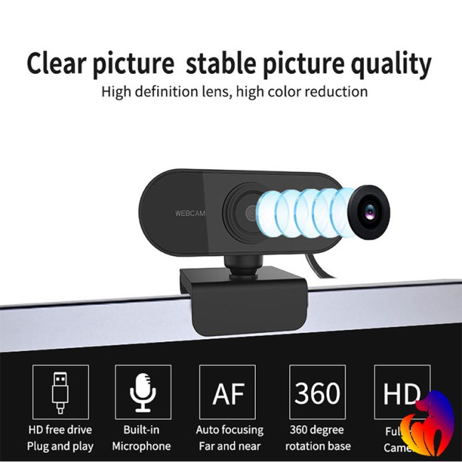 Webcam Bh Hd 1080p Usb 30fps Full Hd Cho Máy Tính | BigBuy360 - bigbuy360.vn