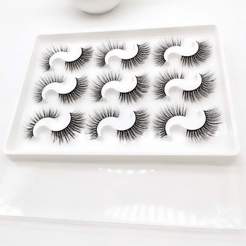 Set 9 Cặp Lông Mi Giả Tự Nhiên Trang Điểm Tự Nhiên Có Thể Tái Sử Dụng