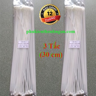 dây rút 3 tấc 30cm - dây rút 30cm - dây thít 3 tấc - dây thít 30cm 100 PCS thực 80 đến 90 sợi