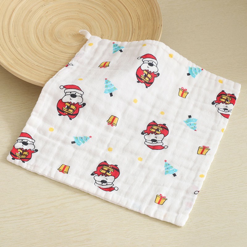 Khăn Mặt Cotton 6 Lớp Cho Bé Kích Thước 26*26cm
