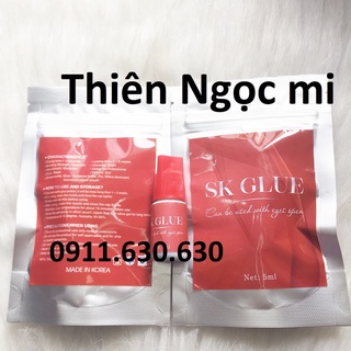 Keo nối mi không cay SK - keo tự nối - dụng cụ nối mi.