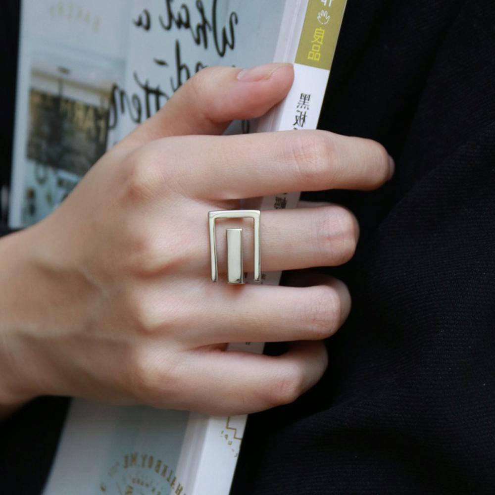 MXGOODS Hollow Ring Party Accessories Elegant Cool Gifts Geometric Girls Open Ring
