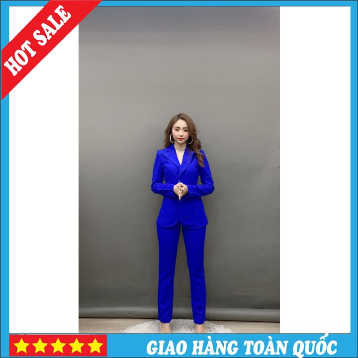 Quần Áo Nữ 💕FREESHIP💕 Set Nguyên Bộ Quần Áo Vest Lai Bầu Hàn Quốc SJ830