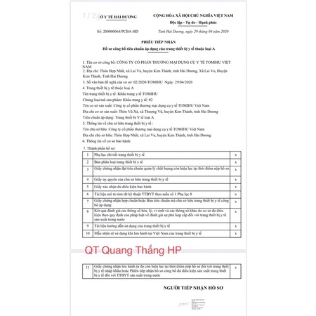 KHẨU TRANG TOMIHU 4 LỚP KHÁNG KHUẨN  - HÀNG CHẤT LƯỢNG