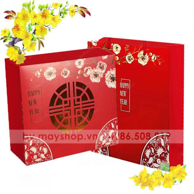 Hộp tết 2023 Hộp đựng quà tết nhiều mẫu