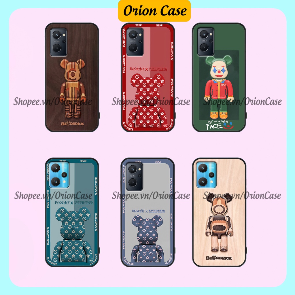 Ốp lưng Realme 9i - Realme 9 Pro in hình bearbrick 3D thời trang, cá tính. ốp chống sốc, bền đẹp