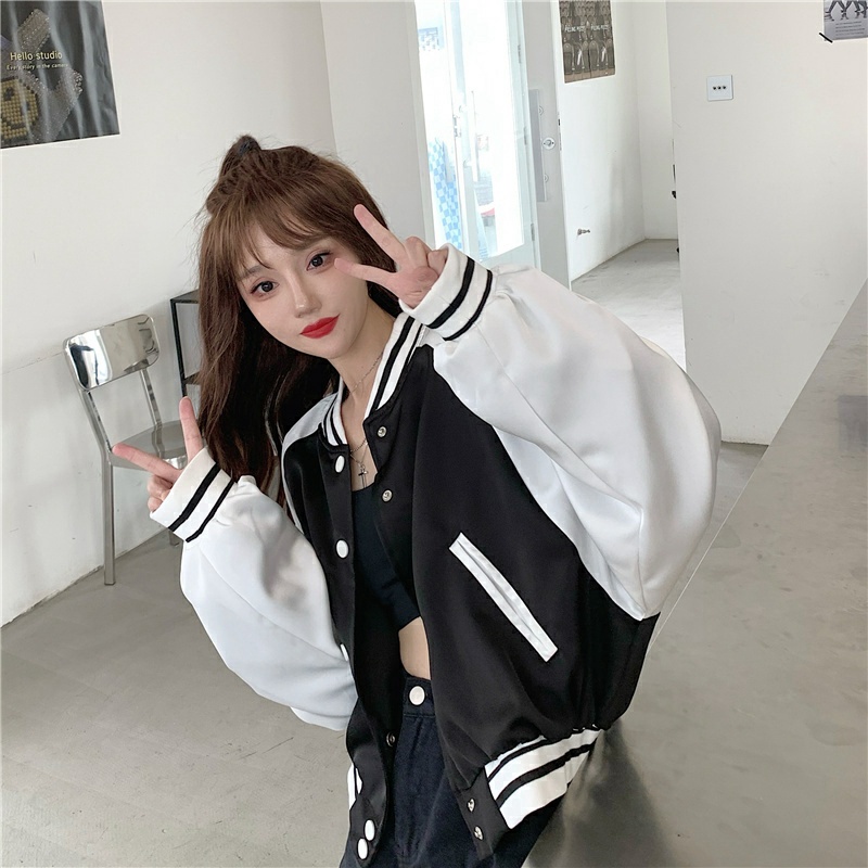 Áo Khoác Dù Nữ Croptop Cổ Bomber Cúc Bấm Chữ Lưng - ĐĂNG QUANG FASHION