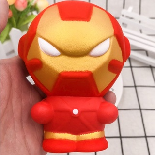 Squishy Lớn Hình người sắt ironman đỏ Đồ Chơi Xốp Giảm Stress Hình mềm mịn dễ Thương đàn hồi Cho Bé