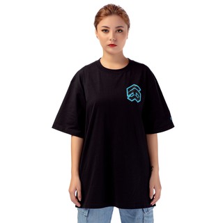 5THEWAY® /stroke/ Big Logo New Tee™ in BLACK aka Áo Thun Đen Tay Ngắn